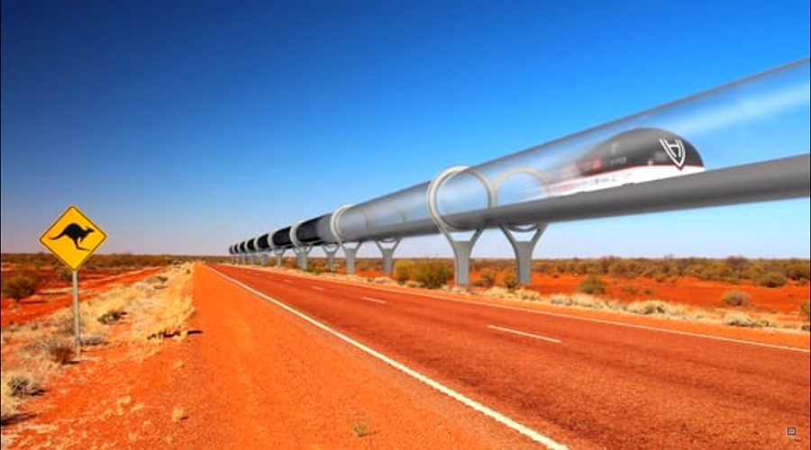 Hyperloop, скріншот з відео