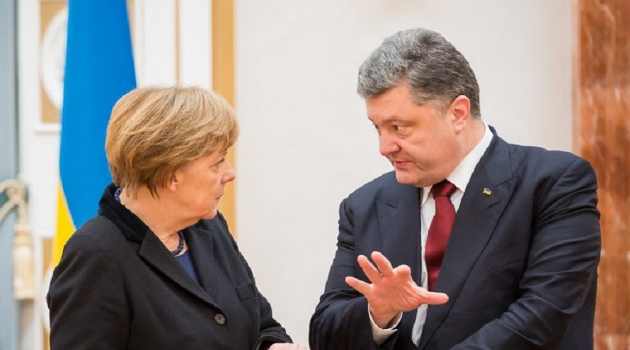 Ангела Меркель та Петро Порошенко, джерело фото: luxnet.ua