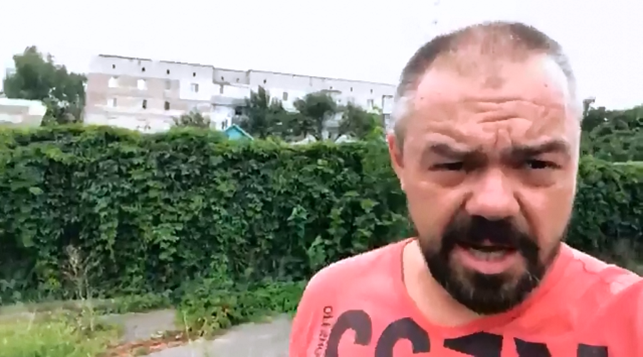 Віталій Сармат, скріншот з відео