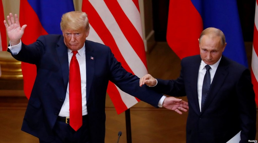 Дональд Трамп та Володимир Путін, джерело фото: voanews.com